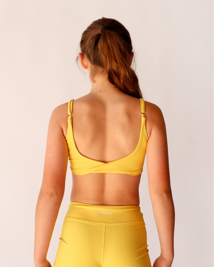 Golden Glow Twist Crop 2.0